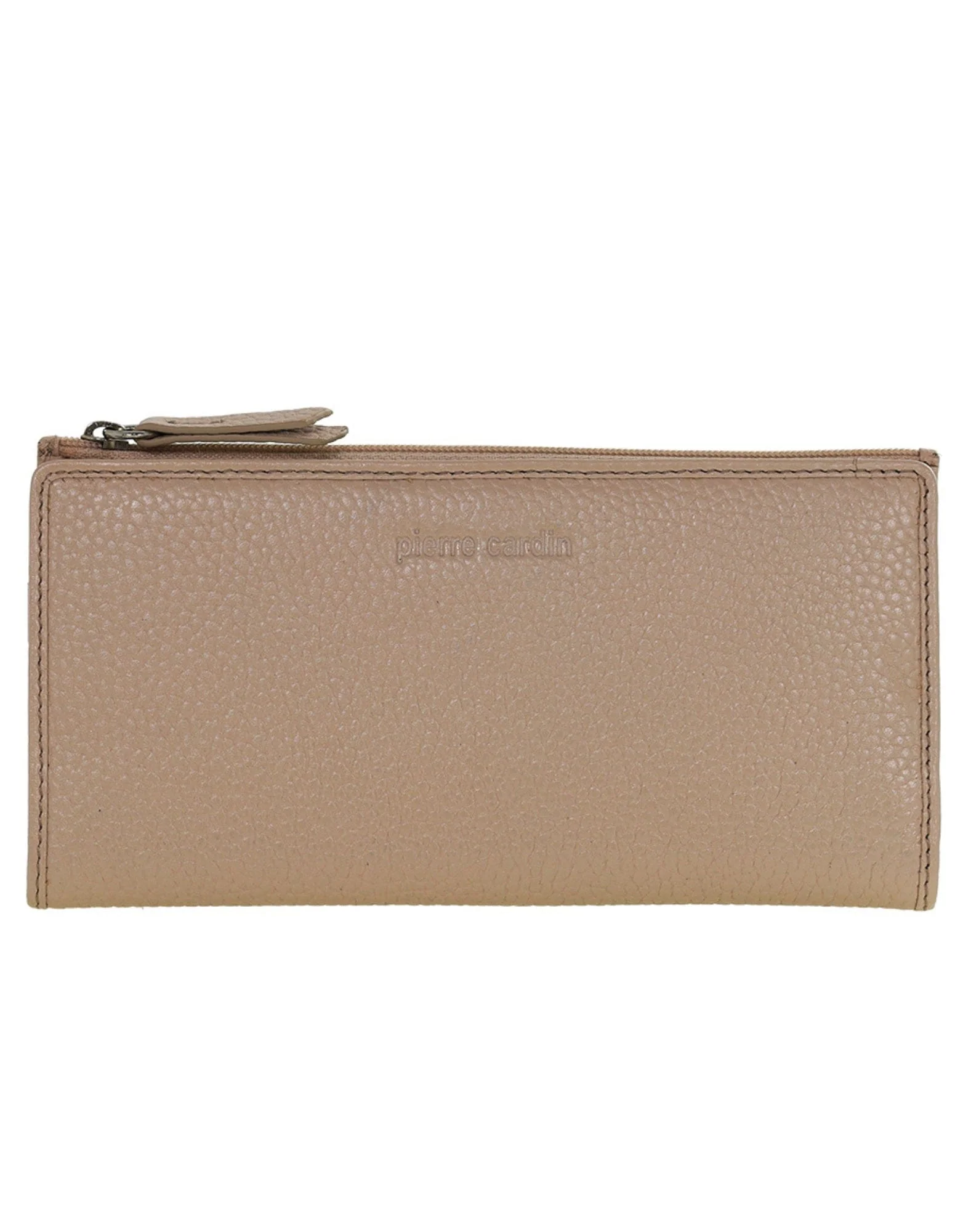 Pierre Cardin Women's Genuine Leather Bi-Fold Protected RFID Wallet Blush