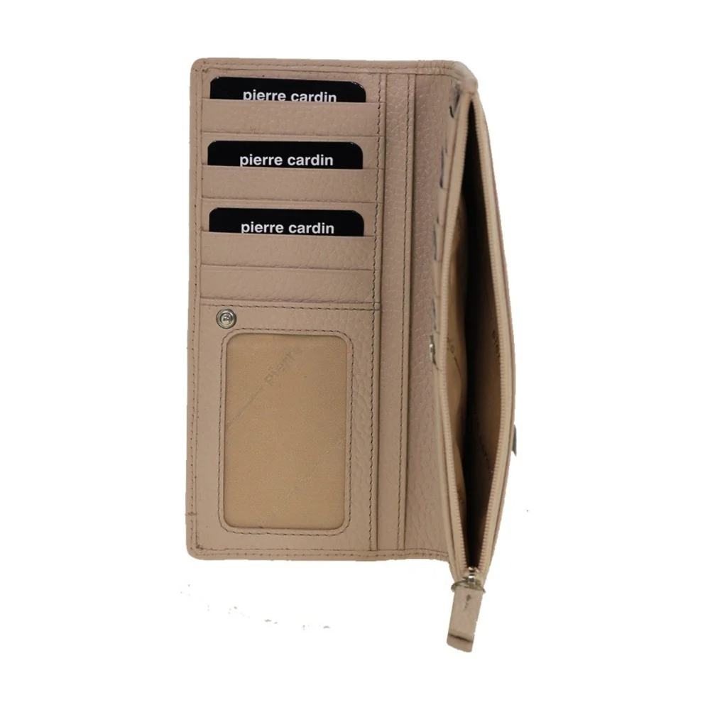 Pierre Cardin Women's Genuine Leather Bi-Fold Protected RFID Wallet Blush - Image 3