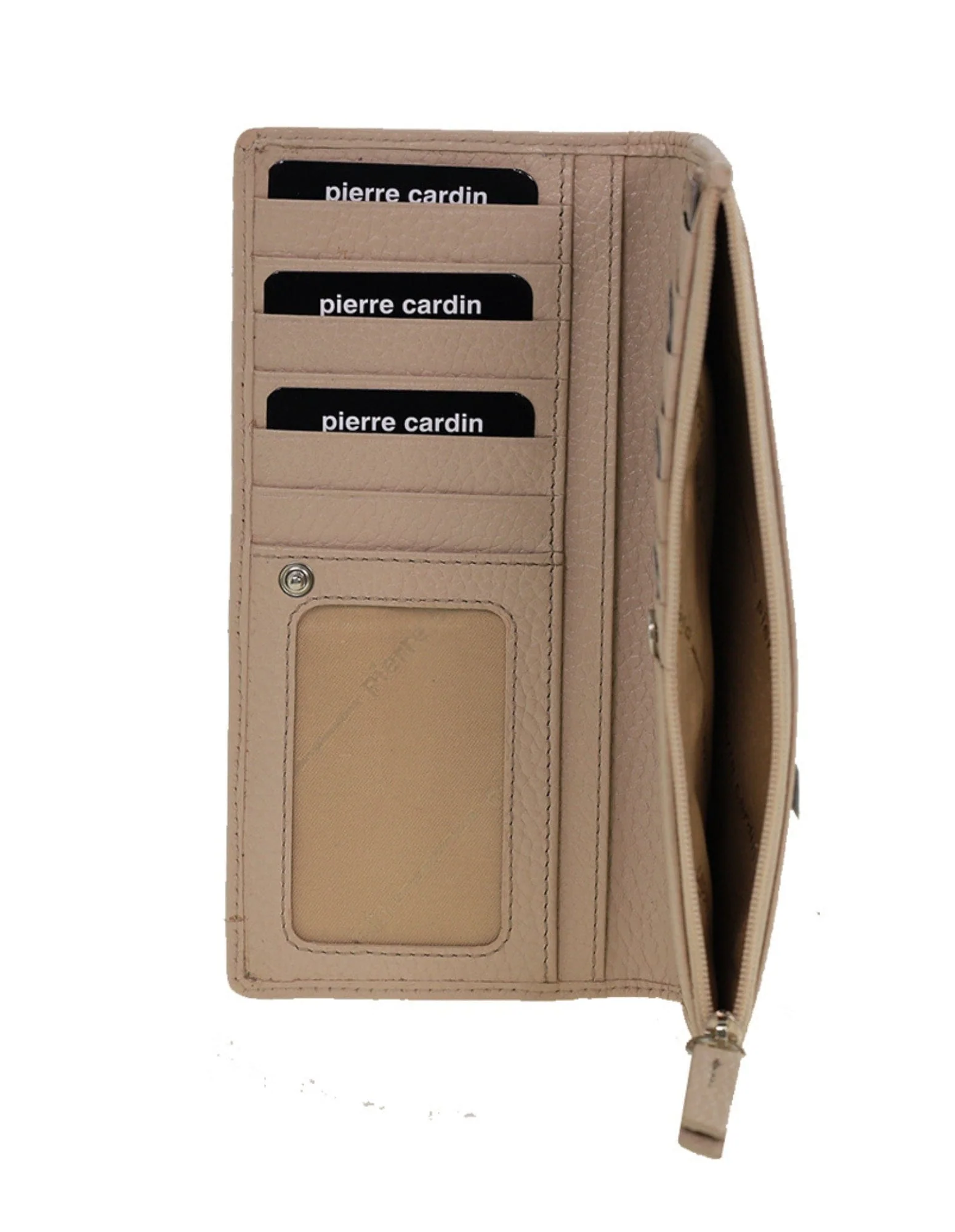 Pierre Cardin Women's Genuine Leather Bi-Fold Protected RFID Wallet Blush - Image 5