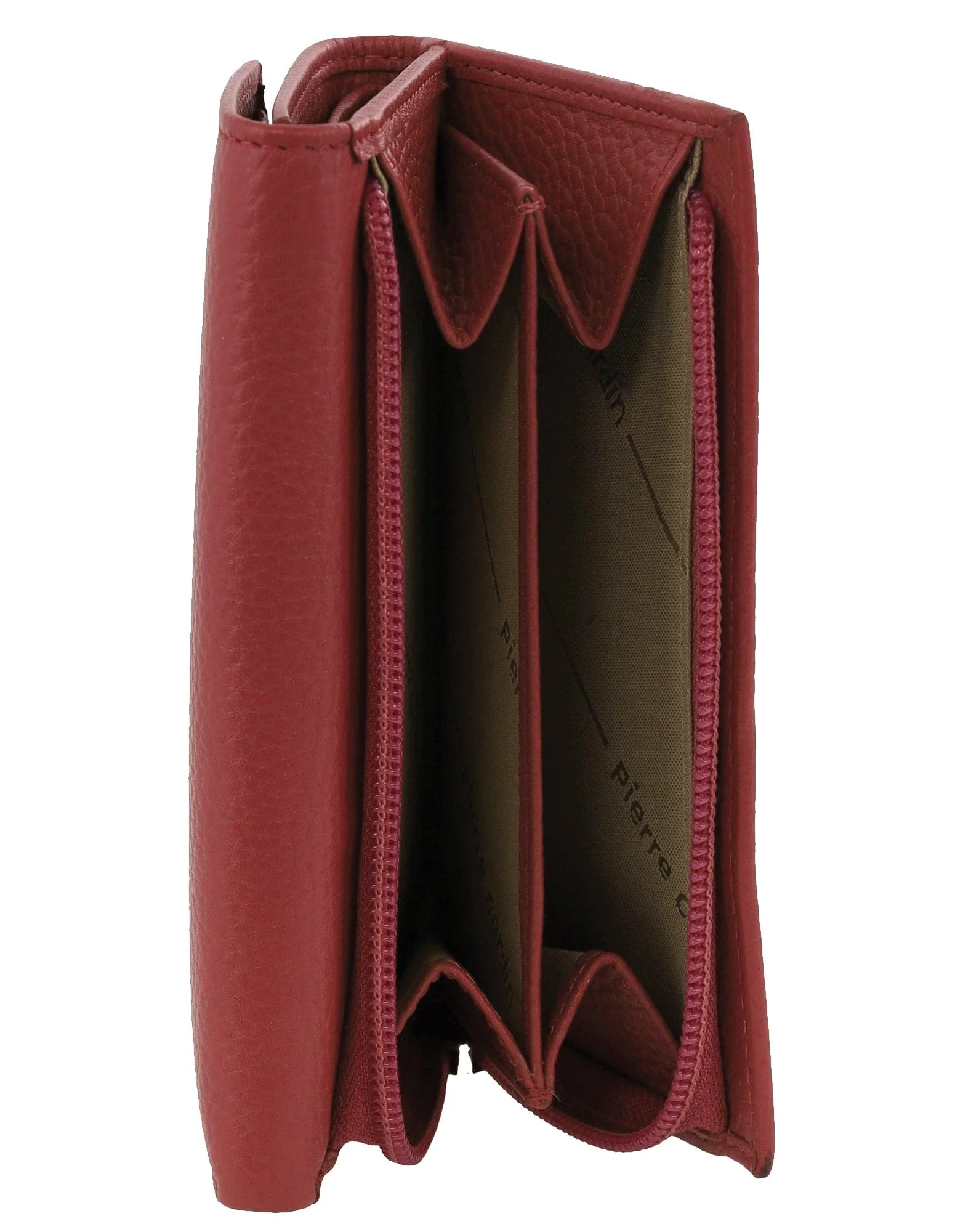 Pierre Cardin Women's Leather Tri-Fold Protected RFID Wallet 14cm Red - Image 5