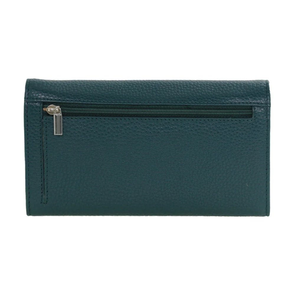 Pierre Cardin Women's Rustic Leather Protected RFID Wallet 19cm Green - Image 4