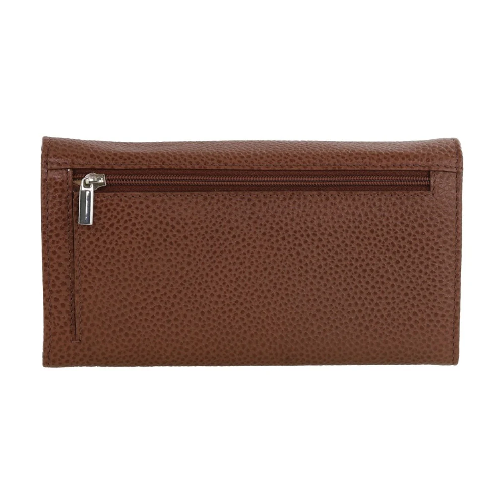 Pierre Cardin Women's Rustic Leather Protected RFID Wallet 19cm Tan - Image 3