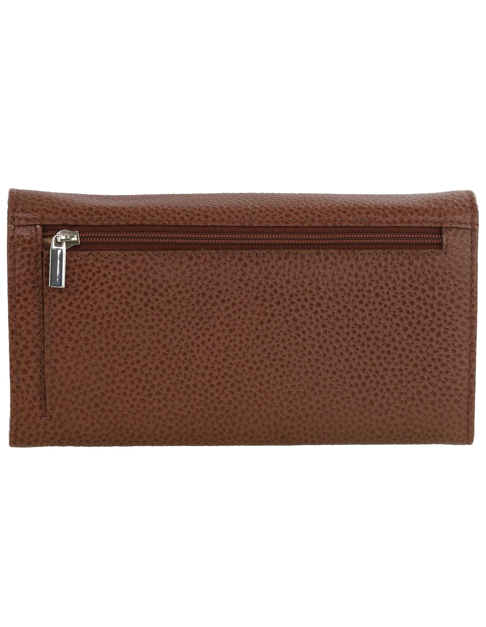 Pierre Cardin Women's Rustic Leather Protected RFID Wallet 19cm Tan - Image 5