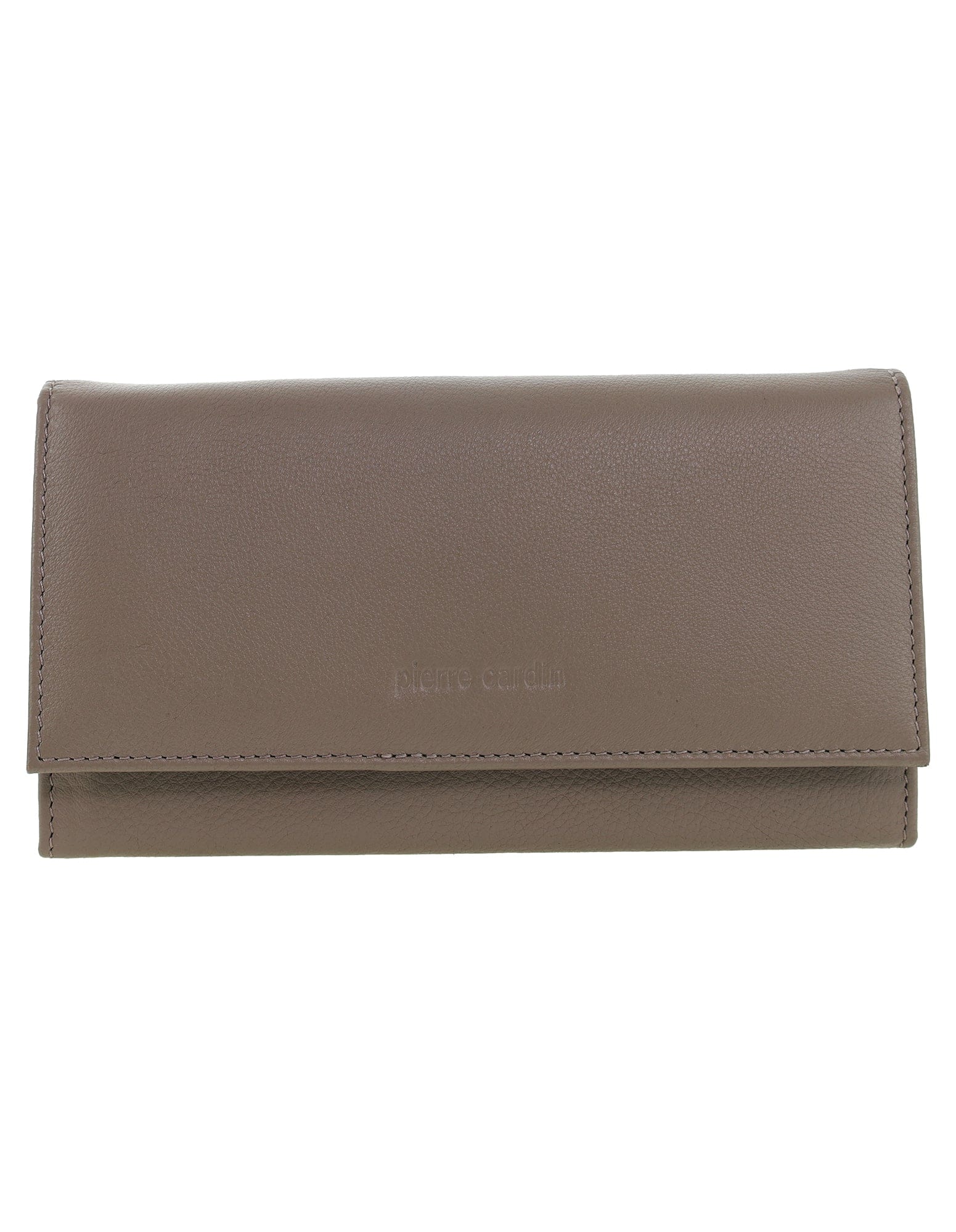 Pierre Cardin Women's Rustic Leather Protected RFID Wallet 19cm Taupe