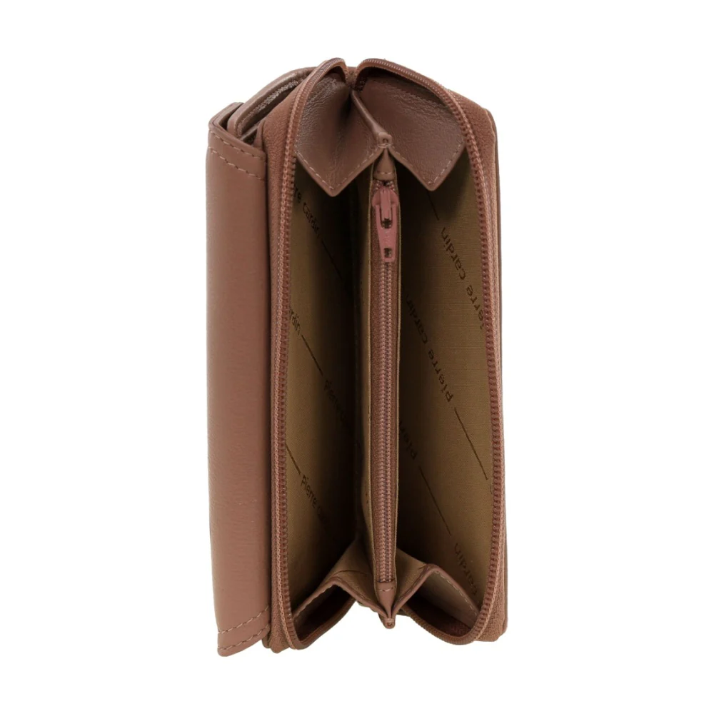 Pierre Cardin Women's Tri-Fold Tab Protected RFID Wallet Blush/Taupe 17cm - Image 5