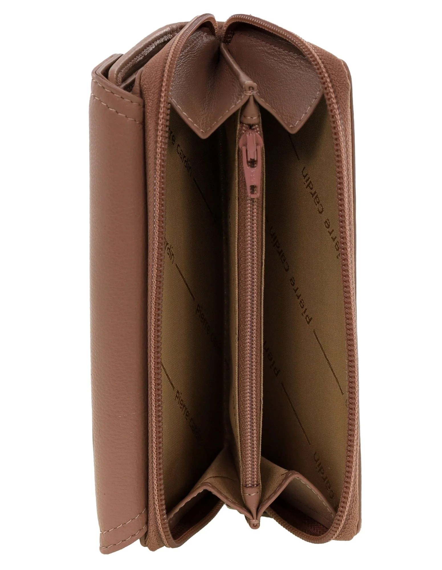 Pierre Cardin Women's Tri-Fold Tab Protected RFID Wallet Blush/Taupe 17cm - Image 8