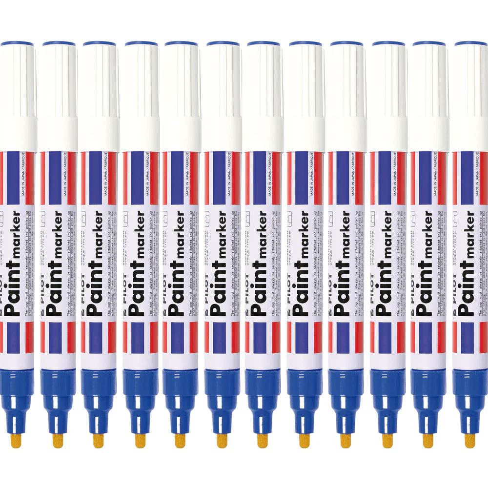 Pilot Box 12 Super Colour Paint Marker 4.5mm (Blue)