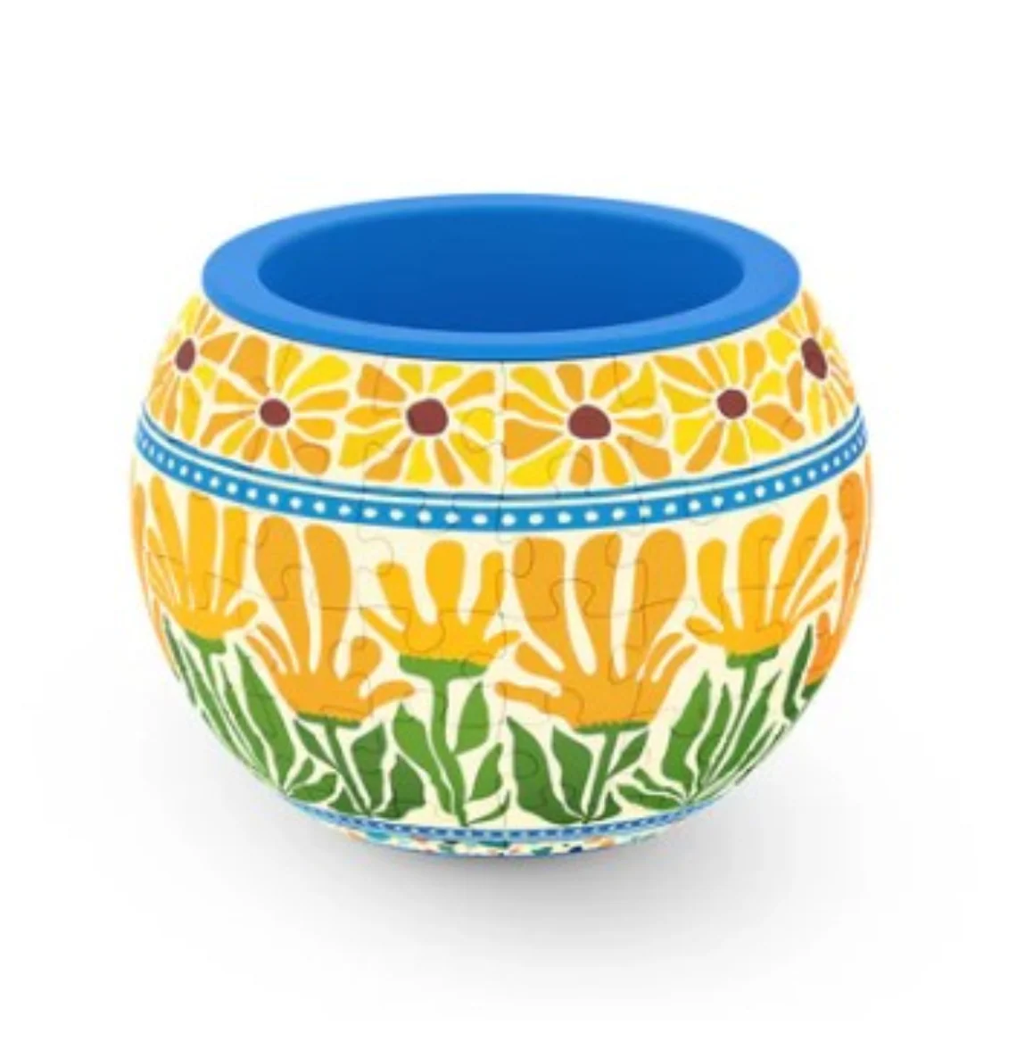 Pintoo 3D Flowerpot Summer Blossoms Puzzle