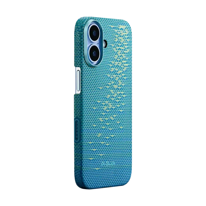 PITAKA Aramid Fibre Ultra-Slim Case  for iPhone 17 Lucid Blue