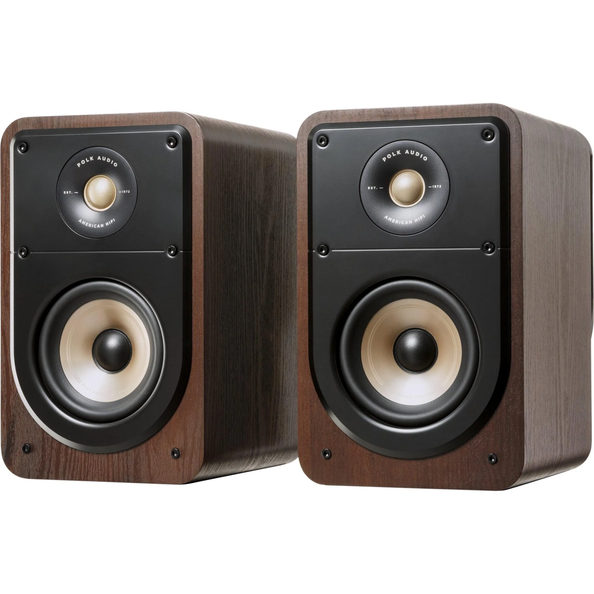 Polk Audio ES15 Bookshelf Speakers (Brown) - Image 2