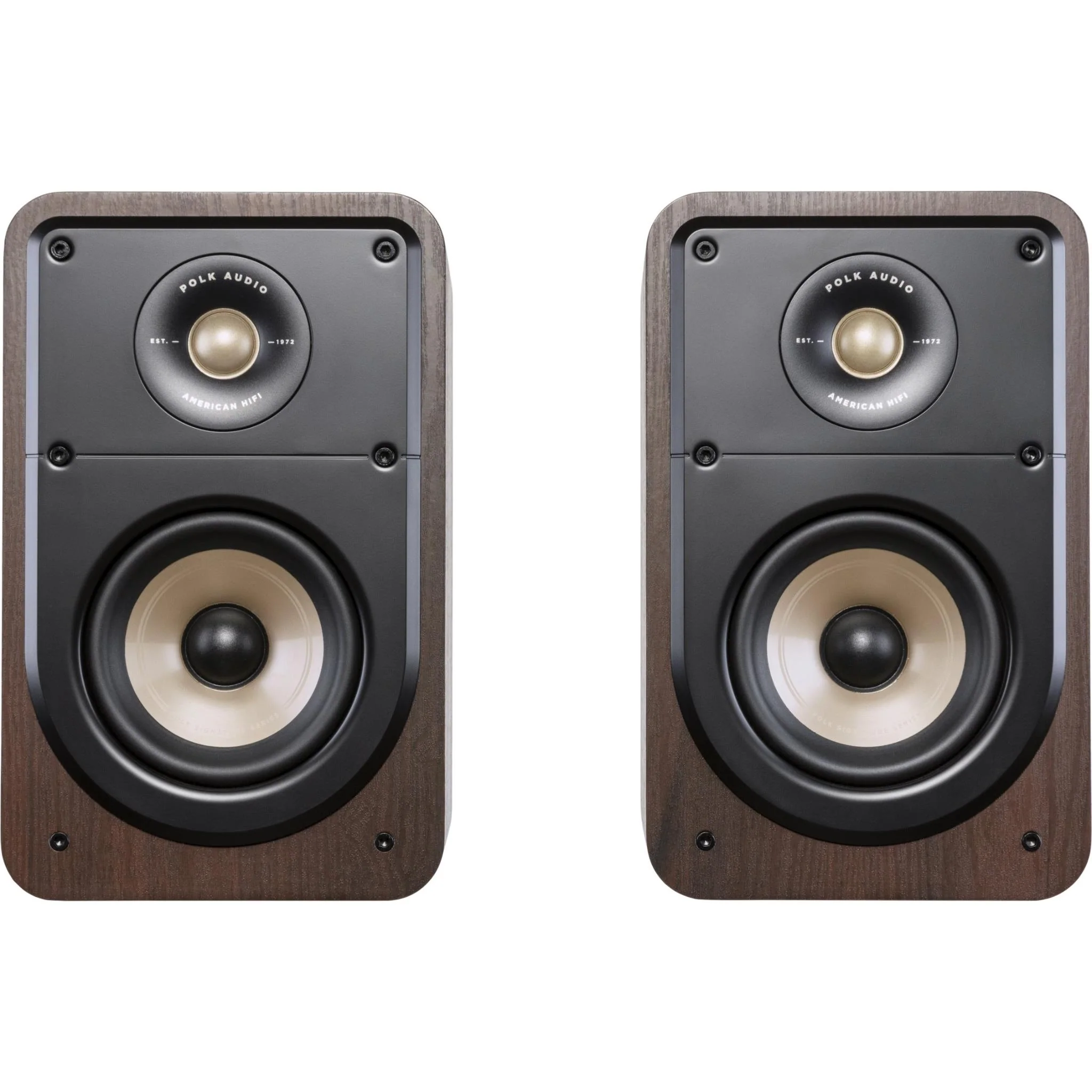 Polk Audio ES15 Bookshelf Speakers (Brown) - Image 4