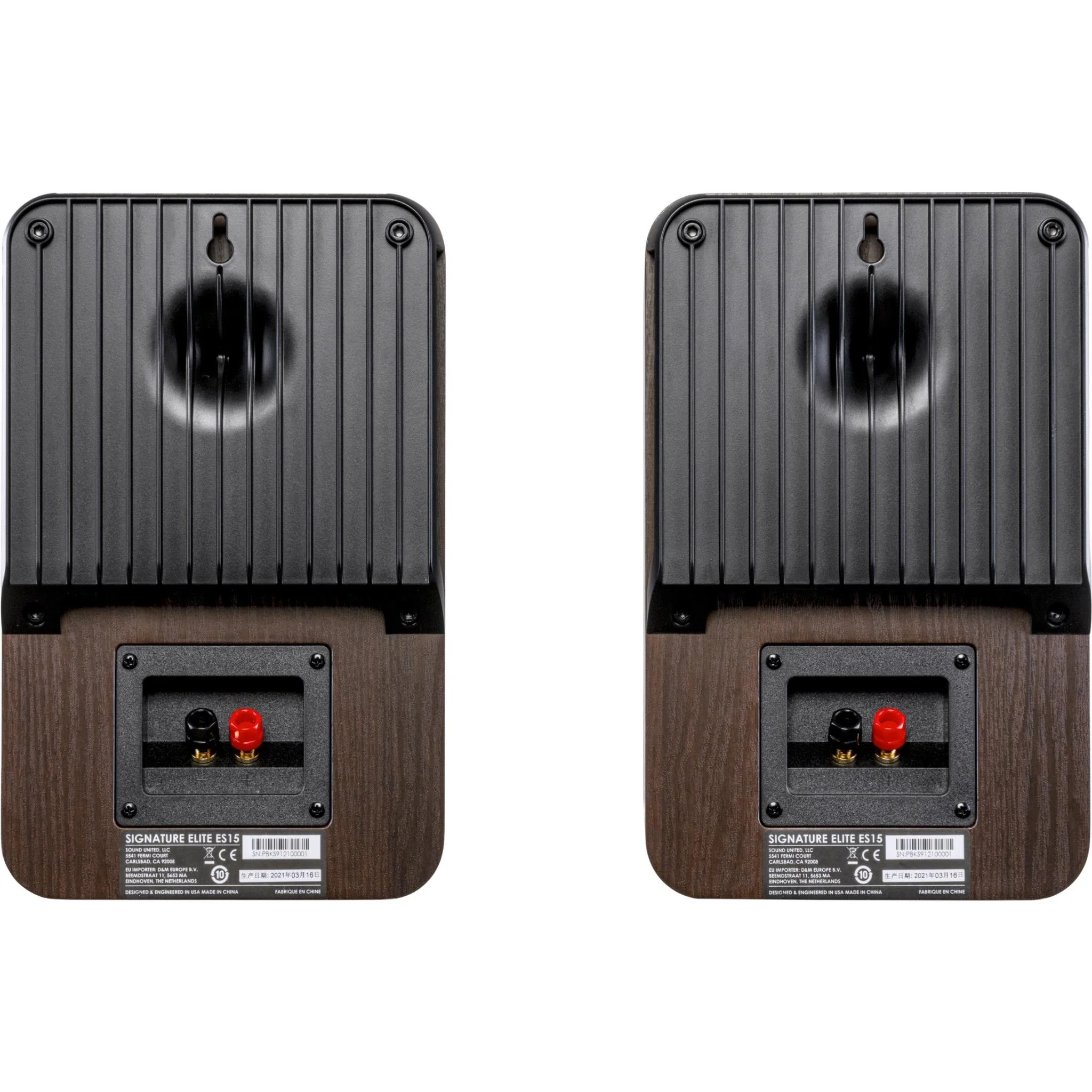 Polk Audio ES15 Bookshelf Speakers (Brown) - Image 5