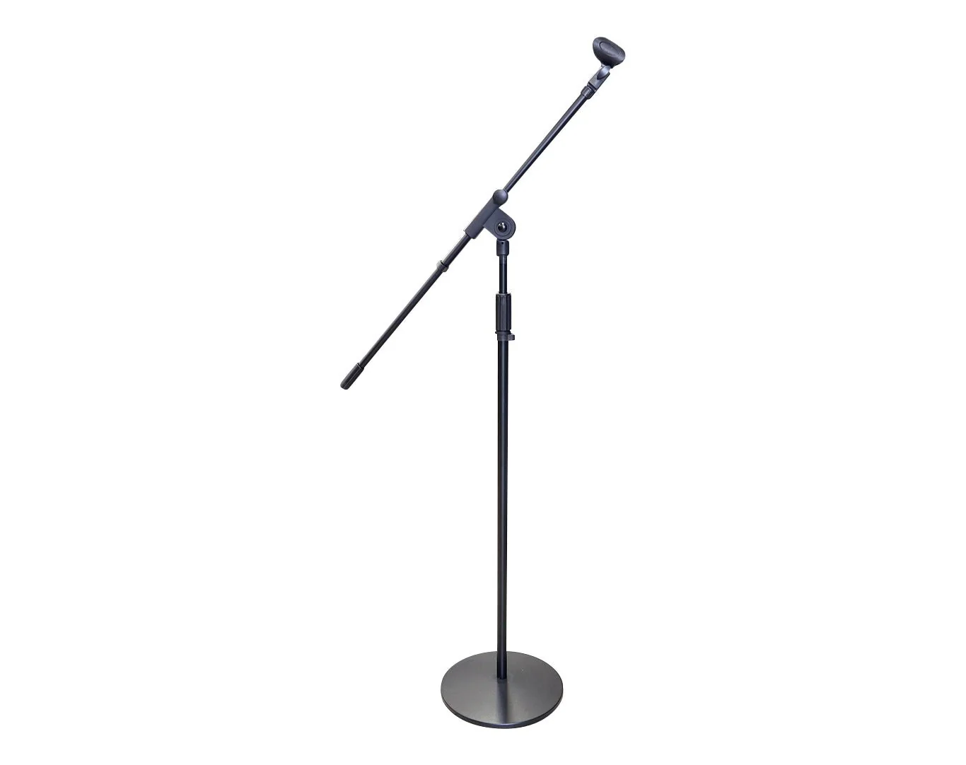 Precision Audio Round Base Adjustable Microphone Stand Heavy Duty