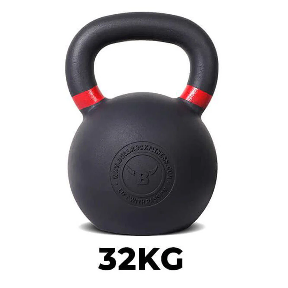 Premium Cast Iron Kettlebell Weightlift Home Gym Workout Exercise 32kg - Image 2