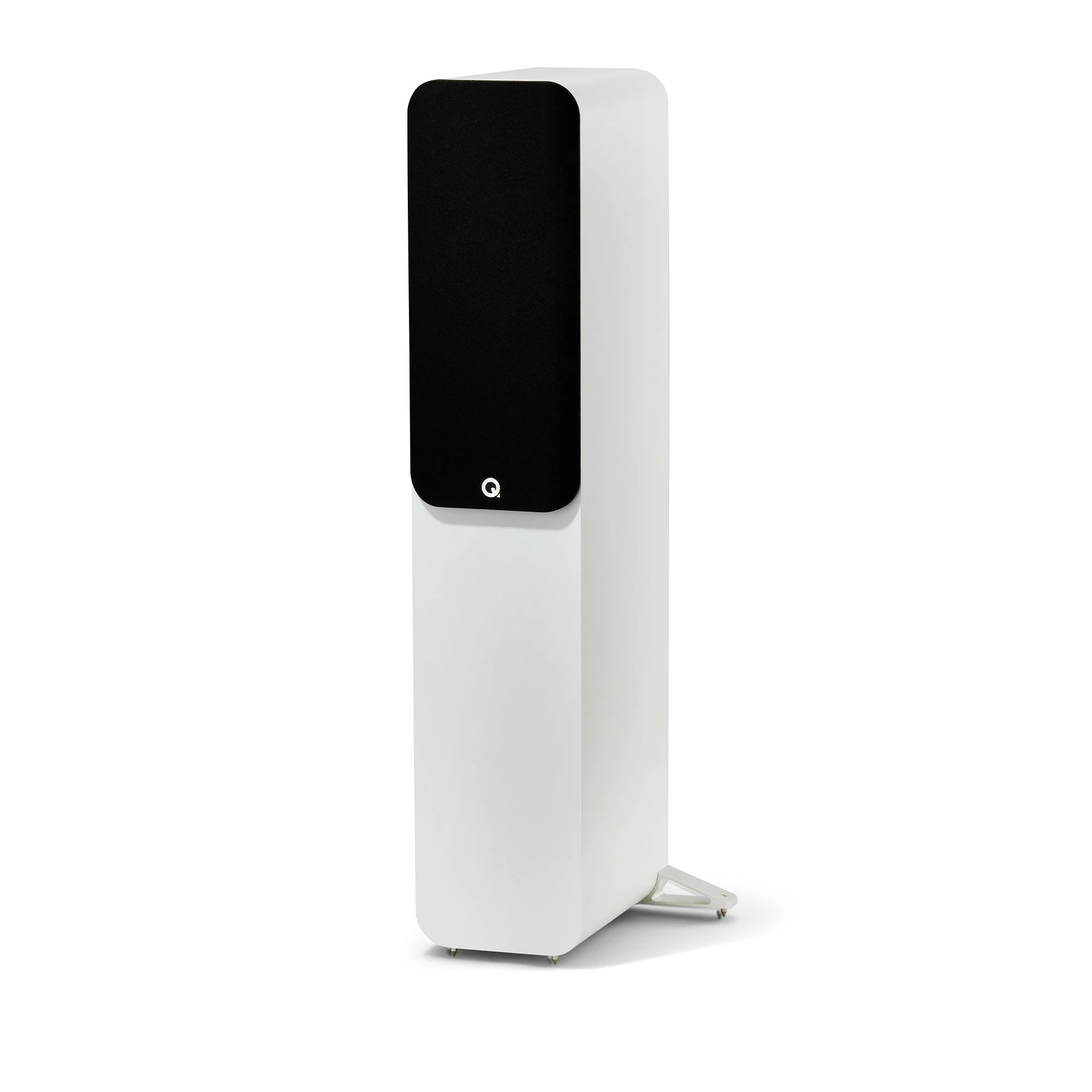 Q Acoustics 5050 Satin White Floor Standing Speakers Pair