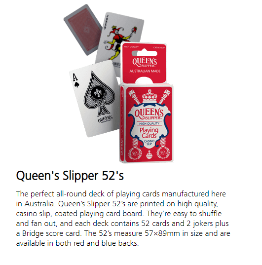 Queen's Slipper 12x Decks 52's Playing Cards Blue/Red Bulk - Image 2