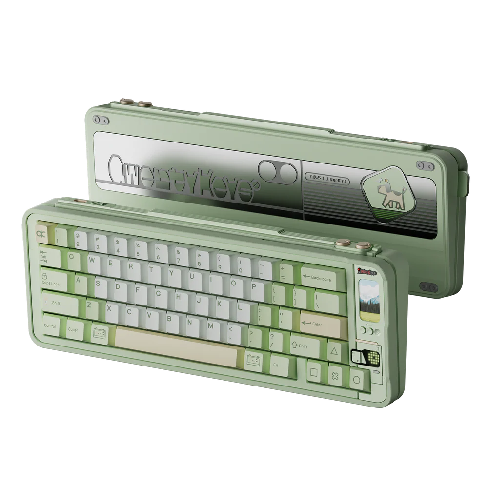 Qwertykeys QK65 Mk3 Prebuilt Wireless Mechanical Keyboard (Bubble Dragon)