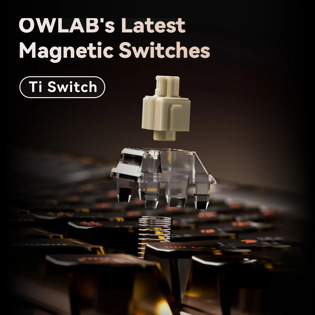 Qwertykeys QK&ATK HEX80 8K HE Wired Magnetic Custom Keyboard (Spray-coated Spark) - Image 6