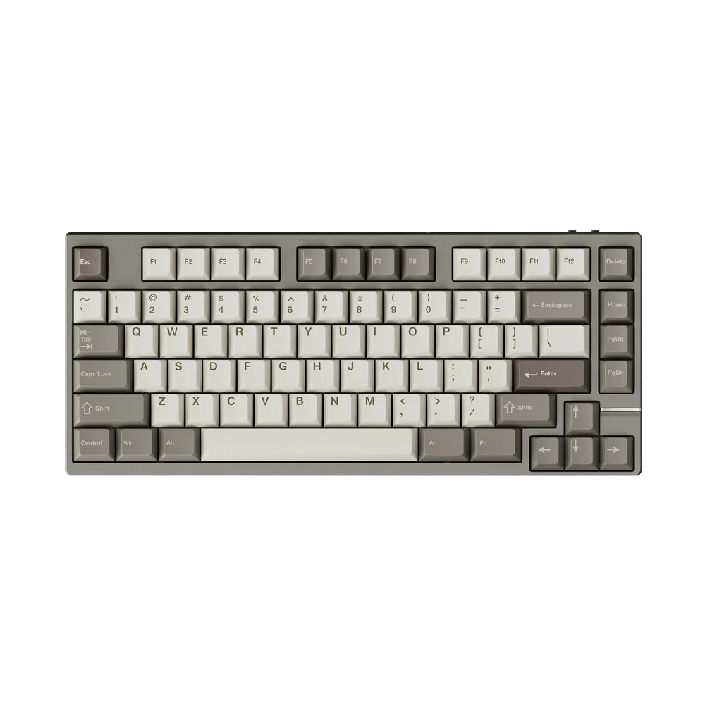 Qwetykeys Neo Studio Neo75 Prebuilt Wireless Mechanical Keyboard (Anodized Taupe Grey)
