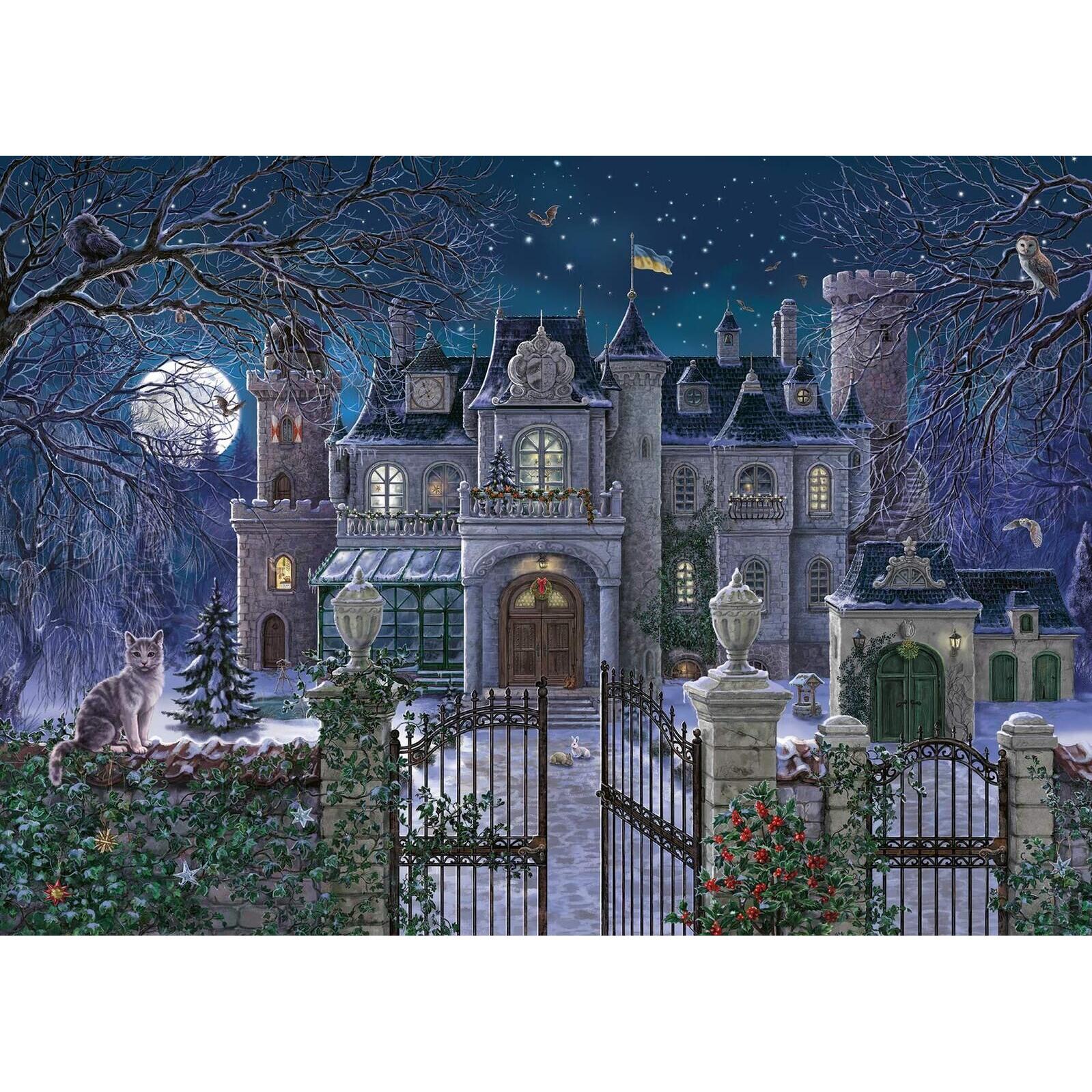 Ravensburger 1000-Pieces Christmas Villa Puzzle - Image 2