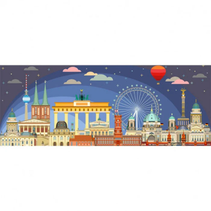 Ravensburger 1000pc Berlin Night Puzzle - Image 2