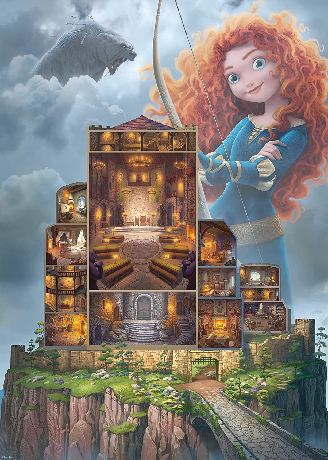 Ravensburger 1000pc Disney Castle Merida Puzzle - Image 2