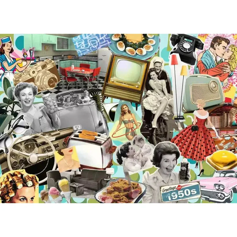 Ravensburger 1000pc The 50s Puzzle - Image 2