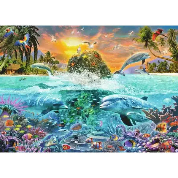 Ravensburger 1000pc Underwater Island Puzzle - Image 2