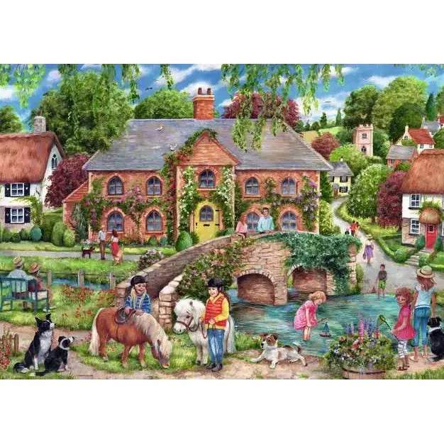 Ravensburger 1000pc Village Life Puzzle - Image 2