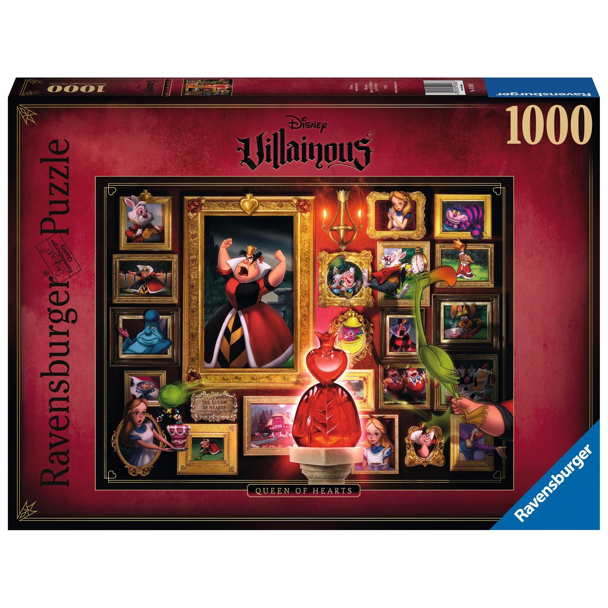 Ravensburger 1000pc Villainous Queen of Hearts Puzzle - Image 3
