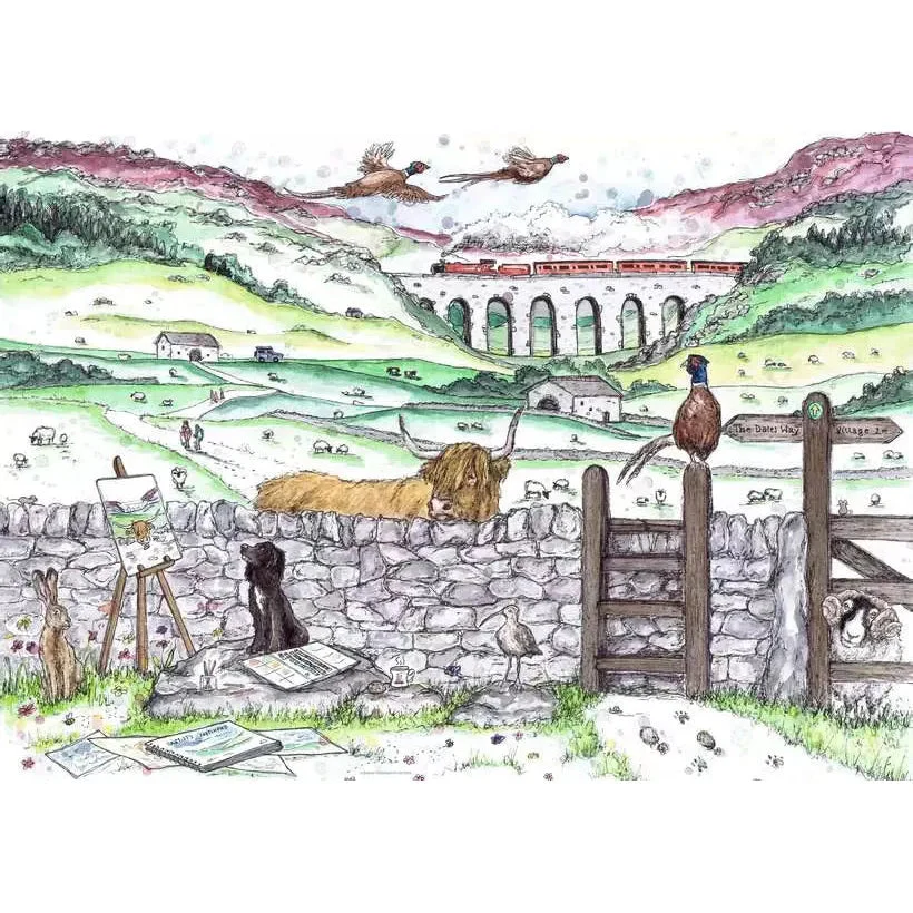 Ravensburger 1000pc Yorkshire Dales Puzzle - Image 3
