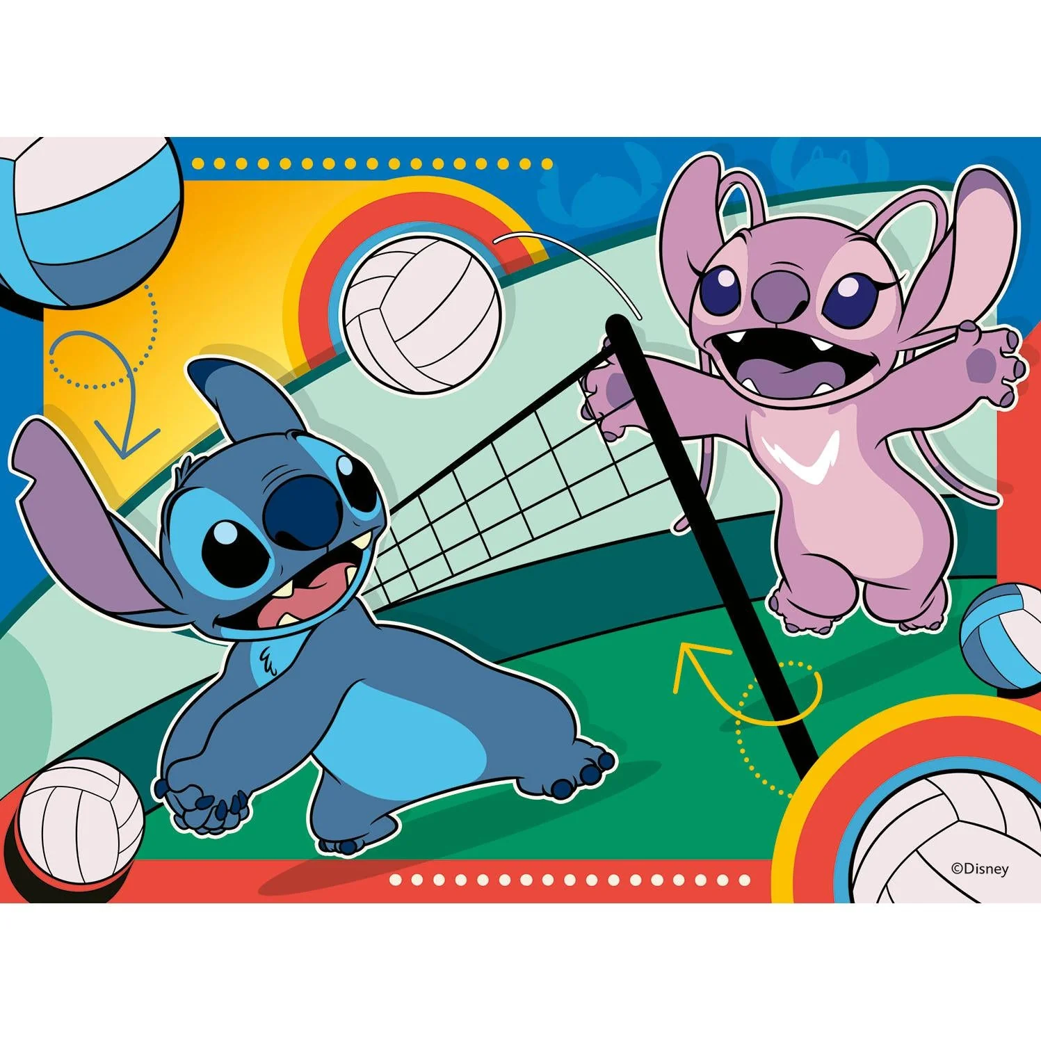 Ravensburger 12/16/20/24-Pieces Disney Sporty Stitch Puzzle - Image 2