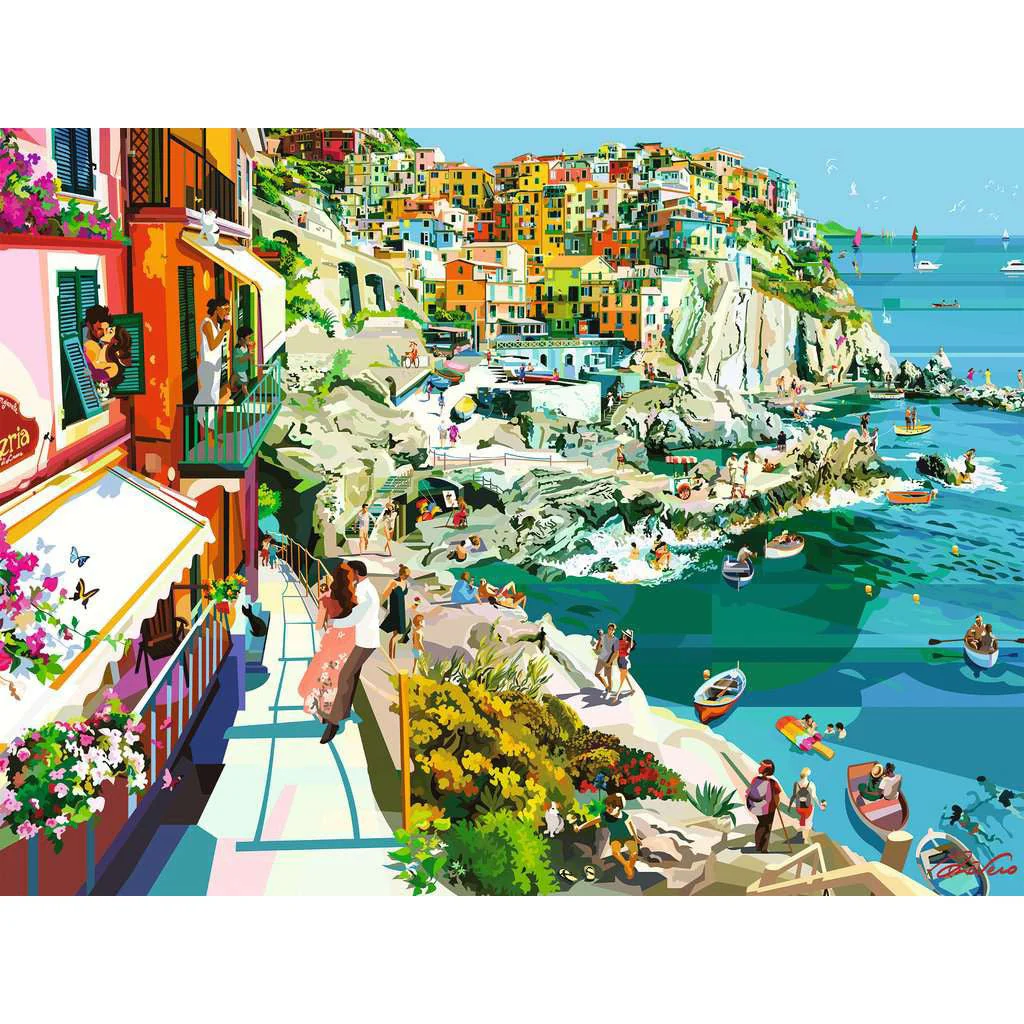 Ravensburger 1500pc Romance in Cinque Terre Puzzle - Image 2
