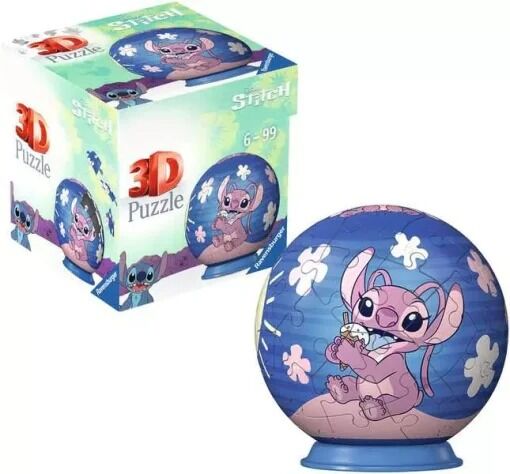 Ravensburger 3D Puzzle 54pc - Disney Stitch Angel - Image 3