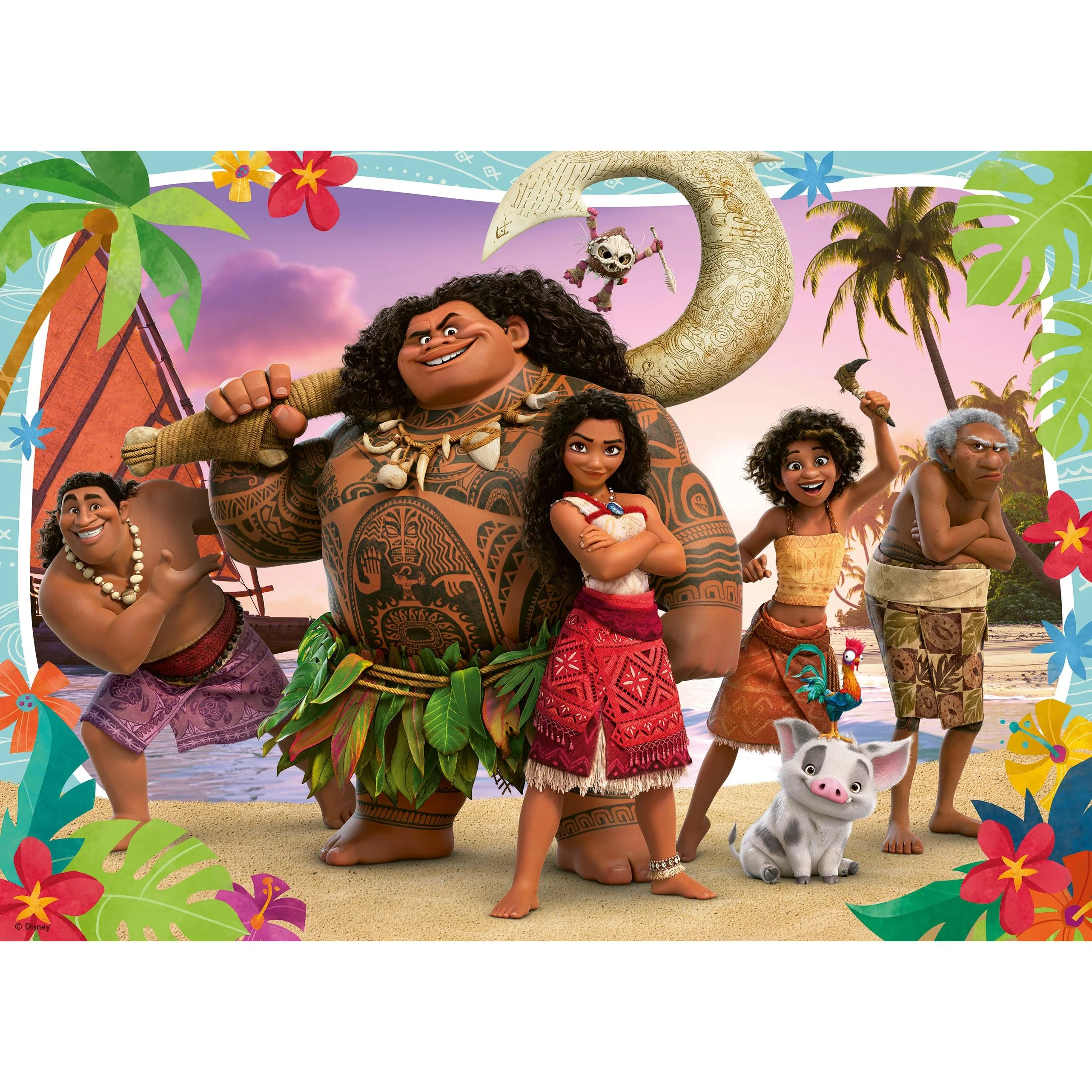 Ravensburger 4x100-Pieces Disney Moana 2 Bumper Pack Puzzle - Image 5