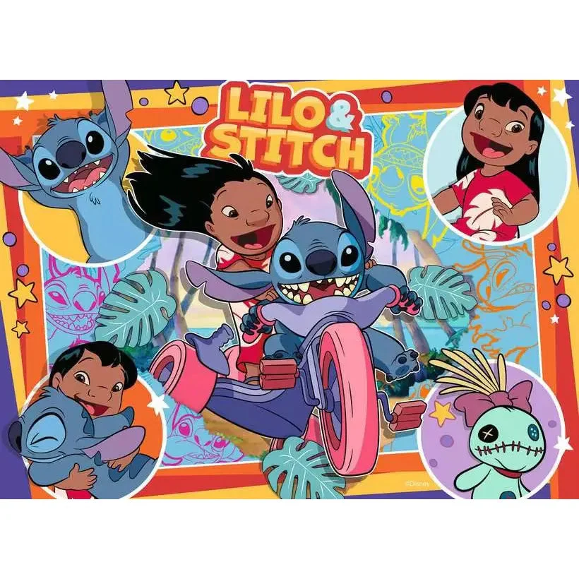 Ravensburger 4x100-Pieces Disney Stitch Bumper Pack Puzzle - Image 3