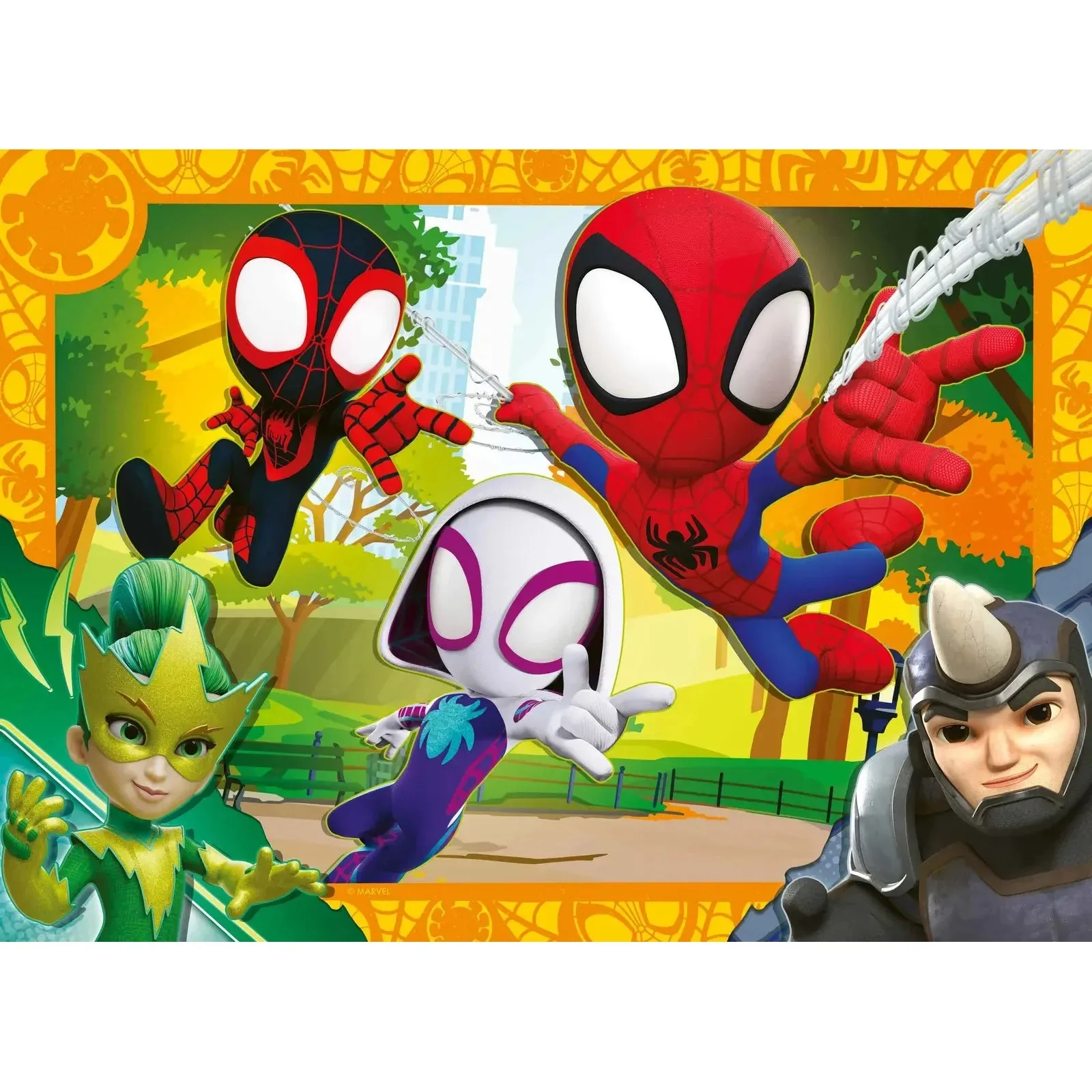 Ravensburger 4x42-Pieces Spidey's Team Bumper Pack Puzzle - Image 3