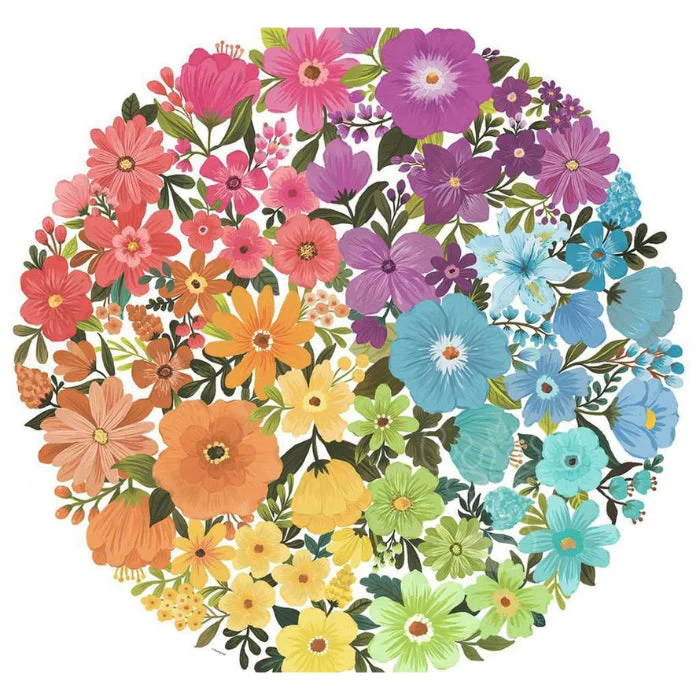 Ravensburger 500pc Circle of Colors - Flowers Puzzle - Image 2