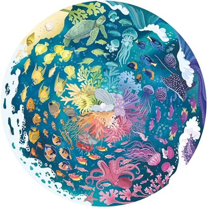Ravensburger 500pc Circle of Colors - Ocean/Submarine Puzzle - Image 2