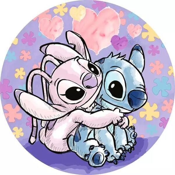Ravensburger 500pc Disney Stitch Round Puzzle - Image 2