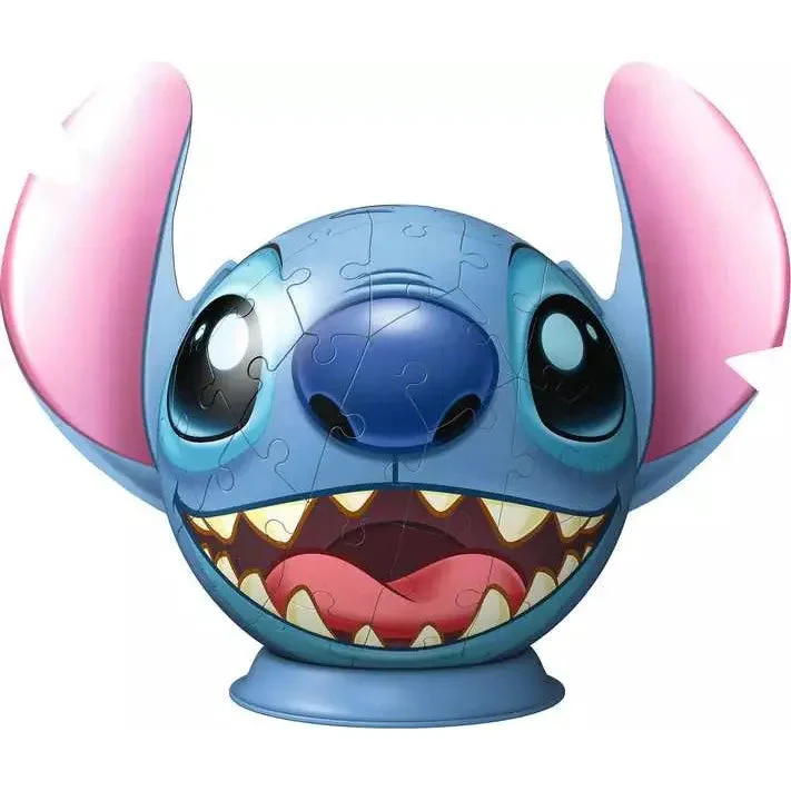 Ravensburger 72-Pieces 3D Puzzleball Disney Stitch with Ears - Image 2