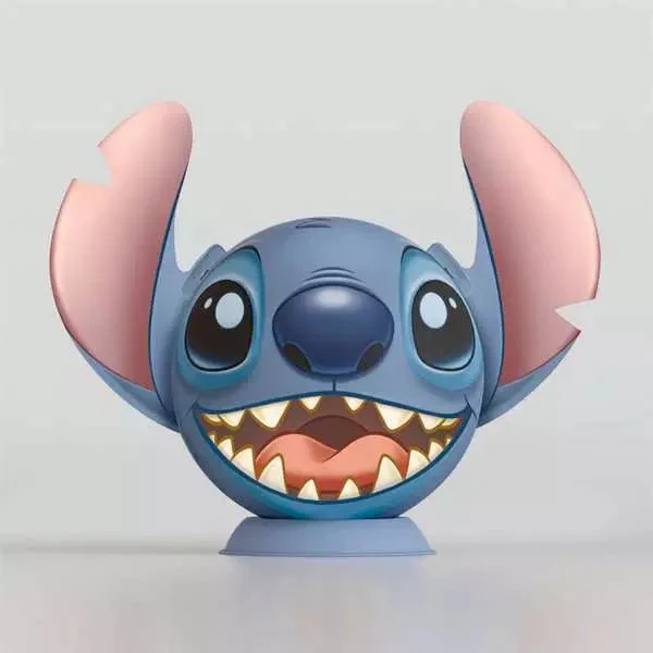 Ravensburger 72-Pieces 3D Puzzleball Disney Stitch with Ears - Image 3