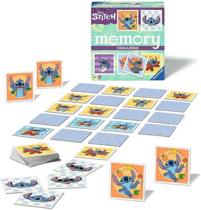 Ravensburger - Disney Stitch Challenge Memory Game - Image 2