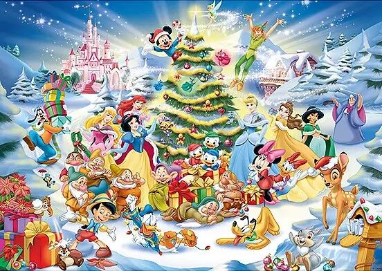 Ravensburger Puzzle 1000pc - Disney Christmas Eve - Image 3