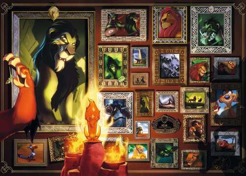 Ravensburger Puzzle 1000pc - Disney Villainous Scar - Image 2