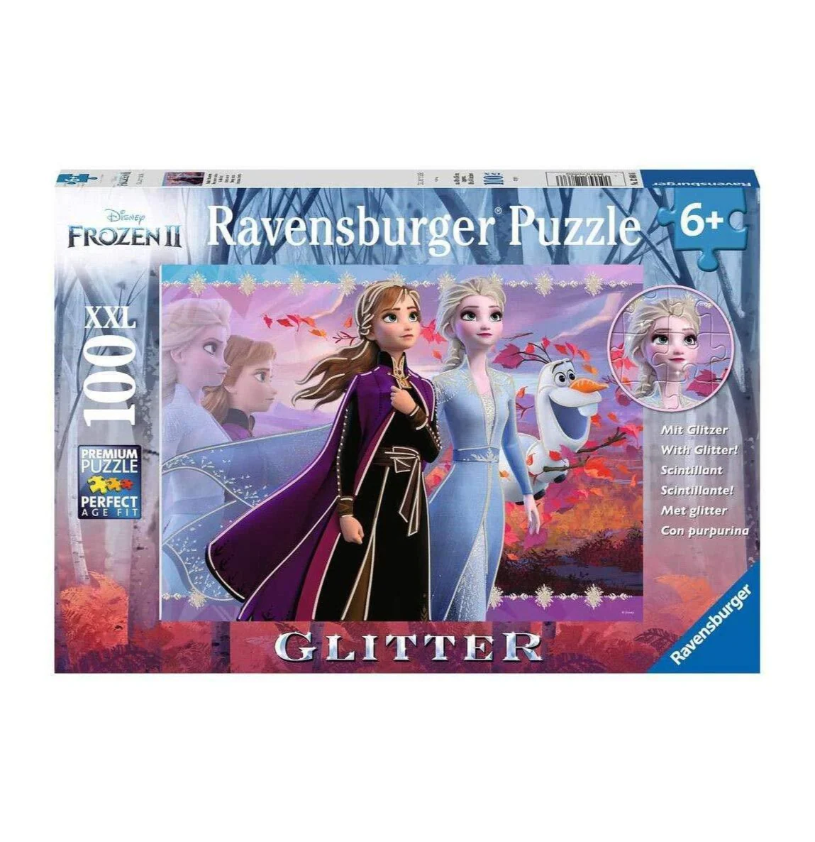 Ravensburger Puzzle 100pc XXL - Disney Frozen 2 - Strong Sisters Glitter