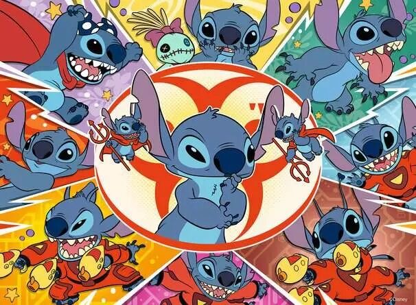 Ravensburger Puzzle 100pc XXL - Disney Stitch In My Own World - Image 2