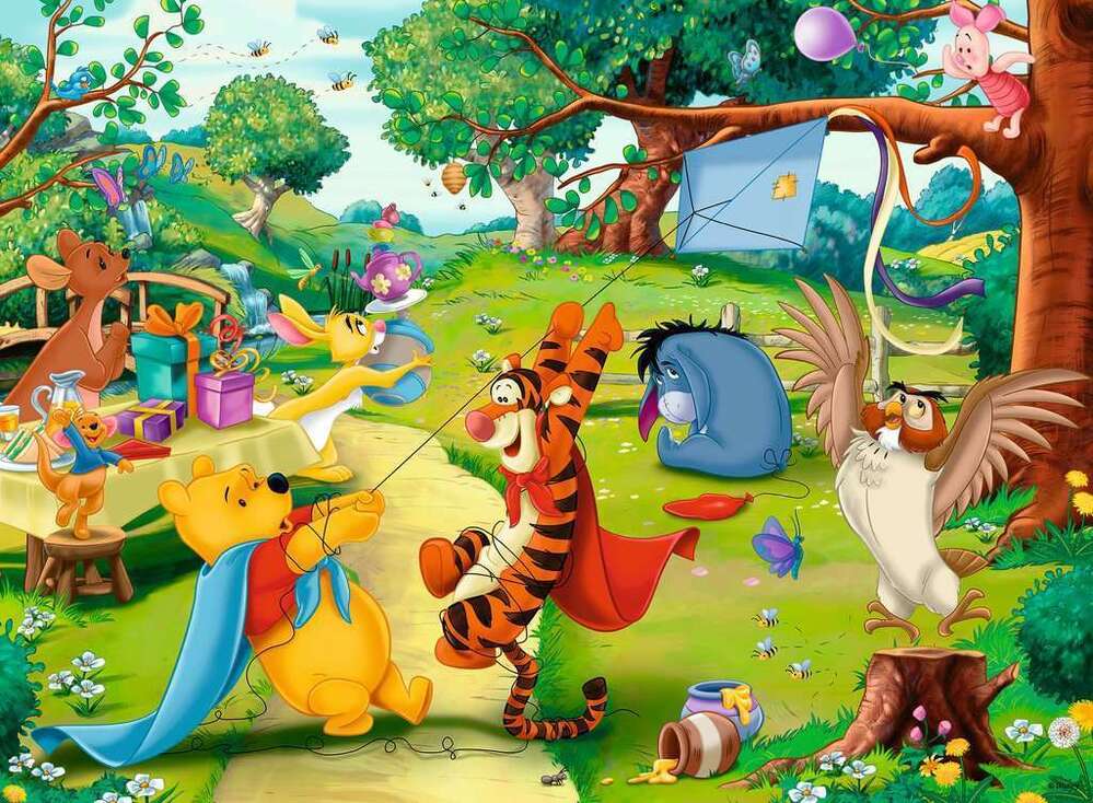 Ravensburger Puzzle 100pc XXL - Disney Winnie the Pooh - Pooh to The Rescue - Image 2