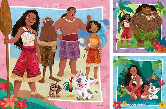 Ravensburger Puzzle 3x49pc - Disney Moana 2 On to New Adventures - Image 5