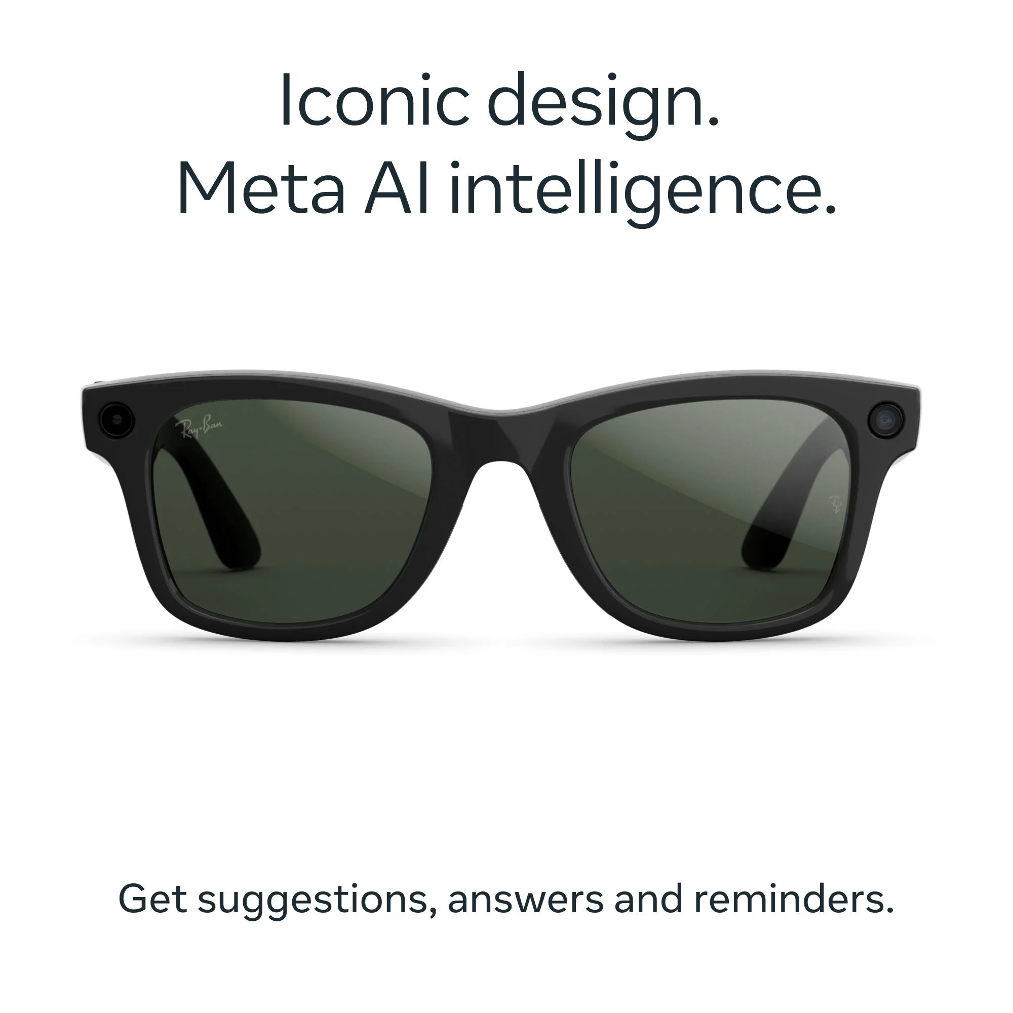 Ray-Ban | Meta Wayfarer Gen 2 AI Glasses (Shiny Black/Green Graphite Transition) - Image 2